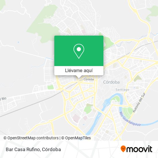 Mapa Bar Casa Rufino