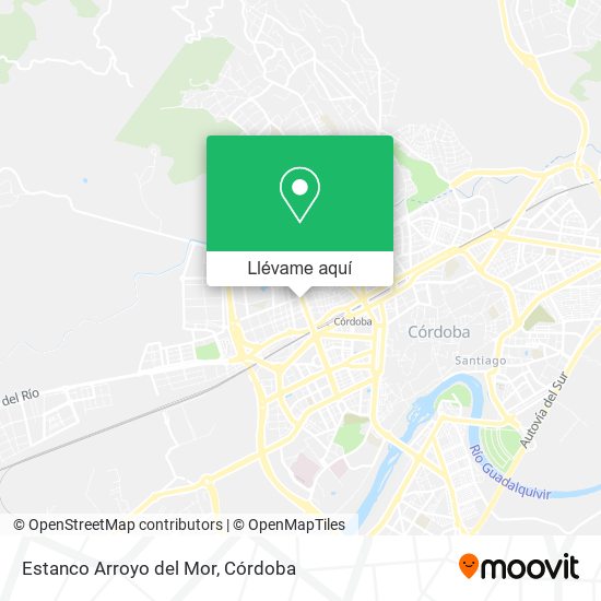 Mapa Estanco Arroyo del Mor