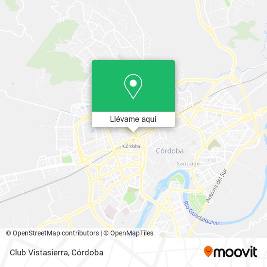 Mapa Club Vistasierra