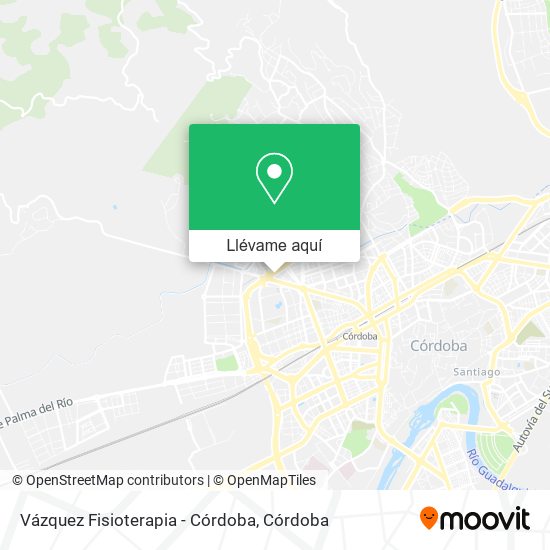 Mapa Vázquez Fisioterapia - Córdoba