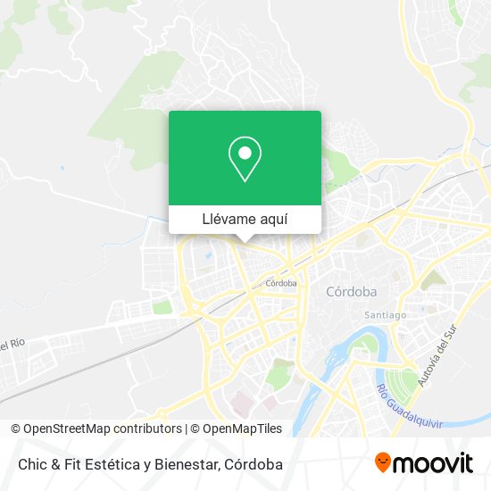 Mapa Chic & Fit Estética y Bienestar