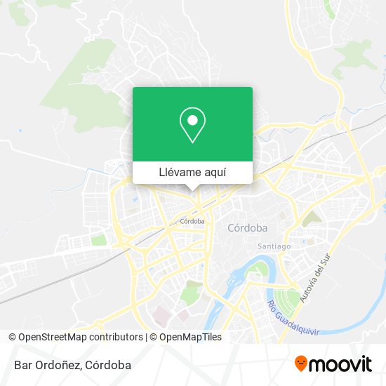 Mapa Bar Ordoñez