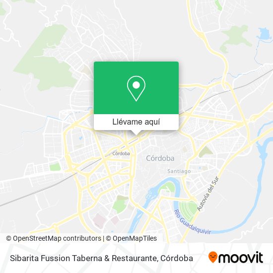 Mapa Sibarita Fussion Taberna & Restaurante