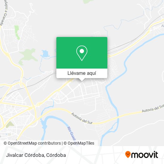 Mapa Jivalcar Córdoba