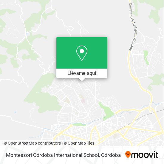 Mapa Montessori Córdoba International School