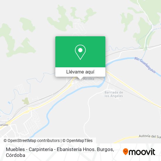 Mapa Muebles - Carpinteria - Ebanistería Hnos. Burgos