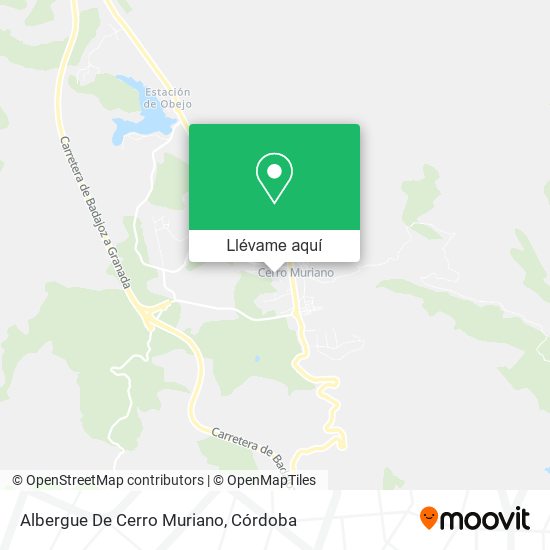 Mapa Albergue De Cerro Muriano