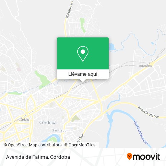 Mapa Avenida de Fatima