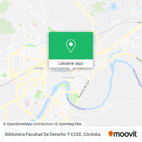 Mapa Biblioteca Facultad De Derecho Y CCEE