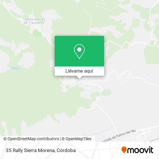 Mapa 35 Rally Sierra Morena