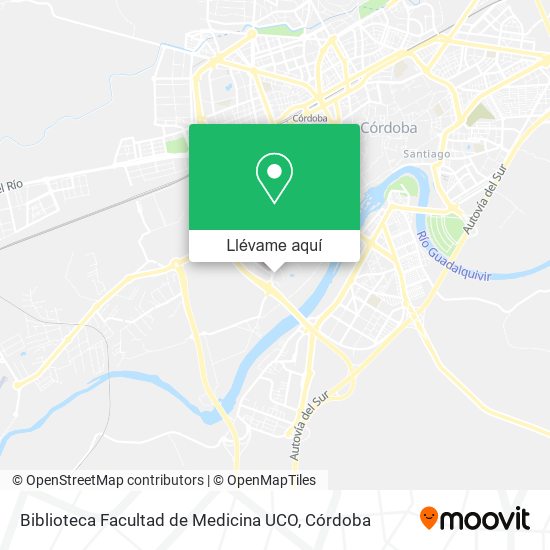 Mapa Biblioteca Facultad de Medicina UCO