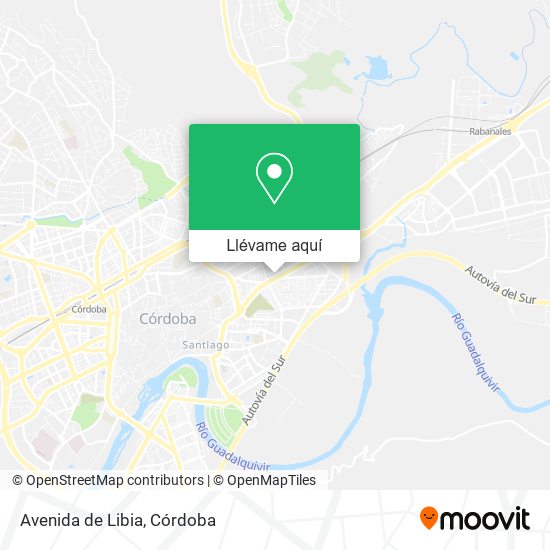 Mapa Avenida de Libia
