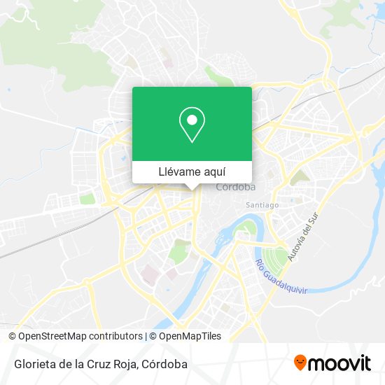 Mapa Glorieta de la Cruz Roja