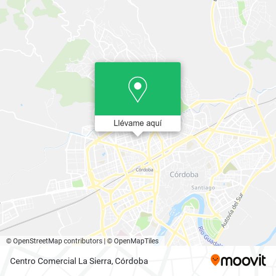 Mapa Centro Comercial La Sierra