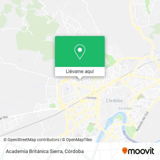 Mapa Academia Británica Sierra