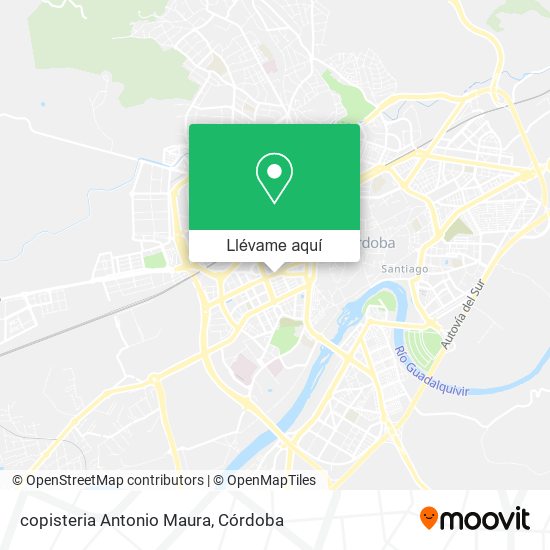 Mapa copisteria Antonio Maura