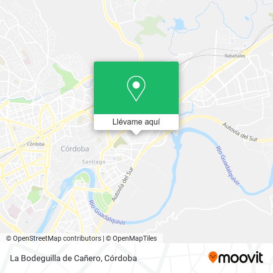 Mapa La Bodeguilla de Cañero