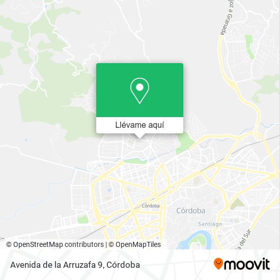 Mapa Avenida de la Arruzafa 9