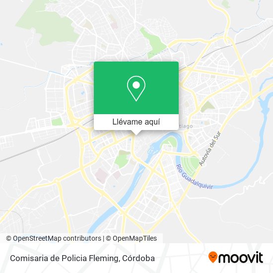 Mapa Comisaria de Policia Fleming