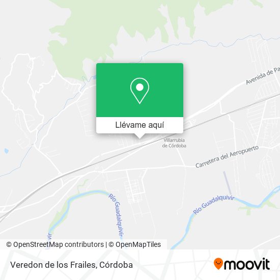 Mapa Veredon de los Frailes