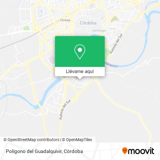 Mapa Polígono del Guadalquivir
