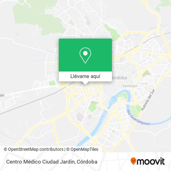 Mapa Centro Médico Ciudad Jardin