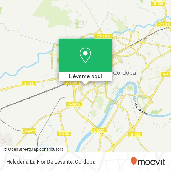 Mapa Heladeria La Flor De Levante