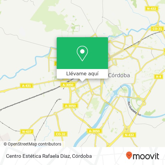 Mapa Centro Estética Rafaela Díaz