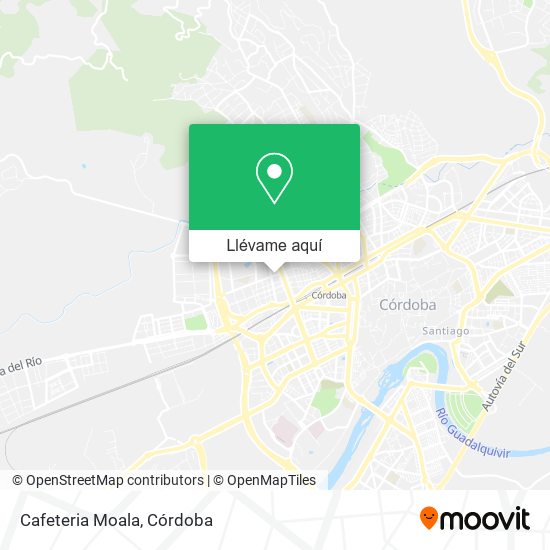Mapa Cafeteria Moala