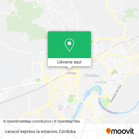 Mapa caracol express la estacion