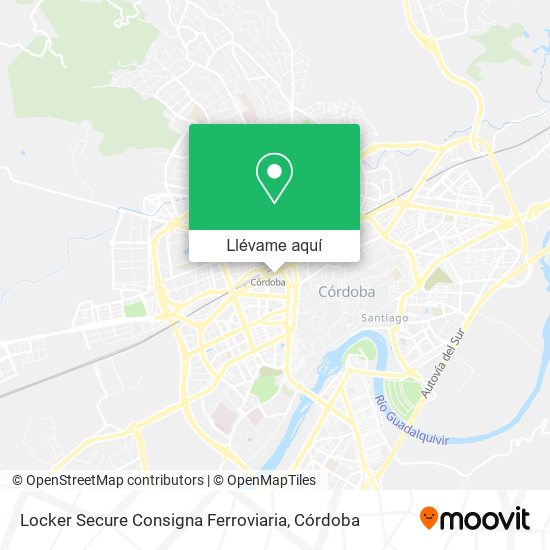 Mapa Locker Secure Consigna Ferroviaria