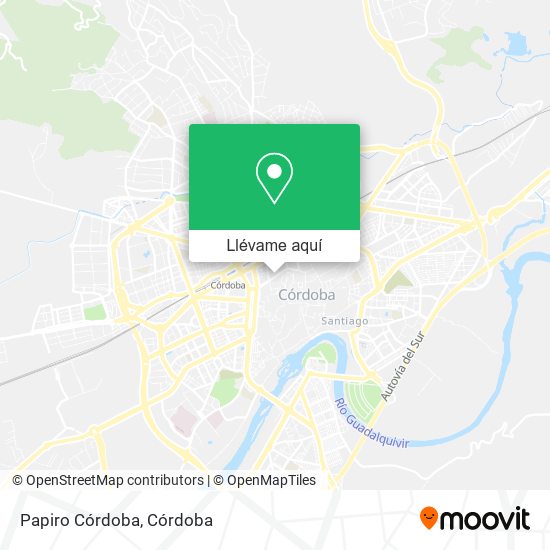 Mapa Papiro Córdoba