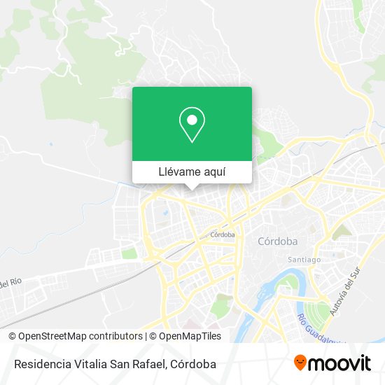 Mapa Residencia Vitalia San Rafael