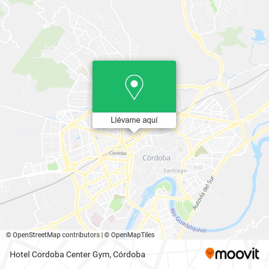 Mapa Hotel Cordoba Center Gym