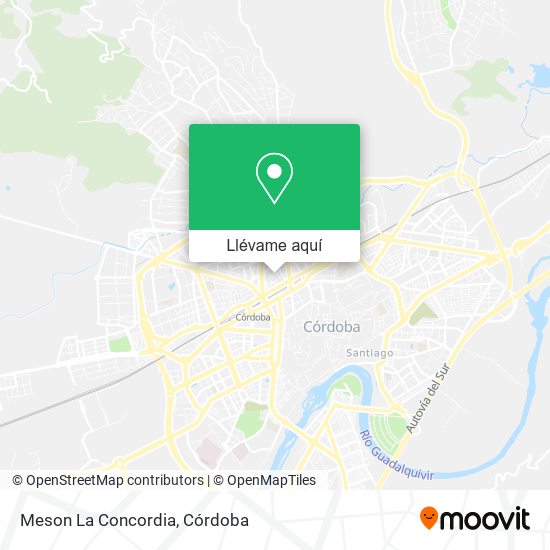 Mapa Meson La Concordia