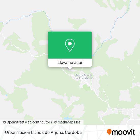 Mapa Urbanización Llanos de Arjona