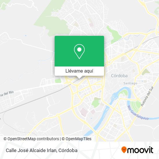 Mapa Calle José Alcaide Irlan