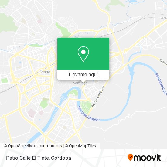 Mapa Patio Calle El Tinte