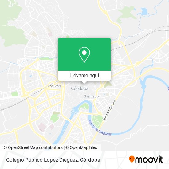 Mapa Colegio Publico Lopez Dieguez