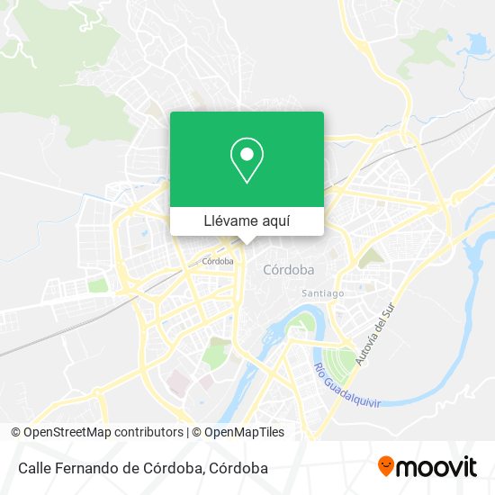 Mapa Calle Fernando de Córdoba