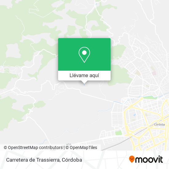 Mapa Carretera de Trassierra