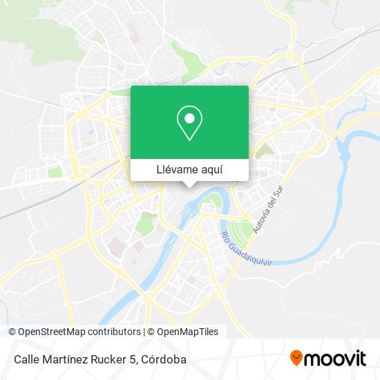 Mapa Calle Martínez Rucker 5
