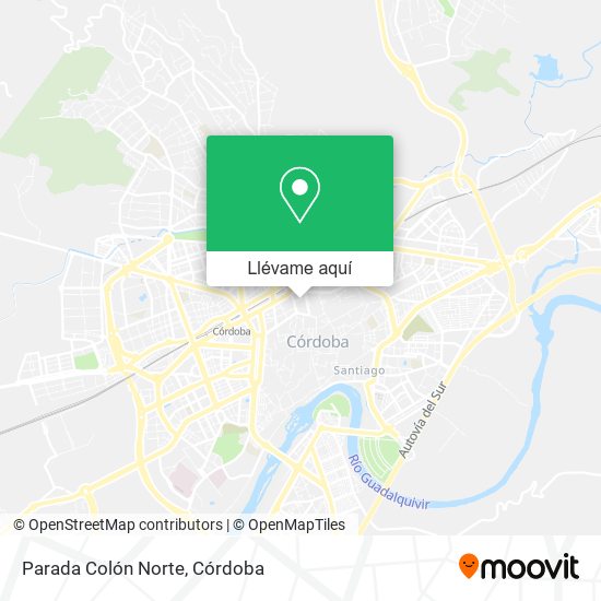 Mapa Parada Colón Norte