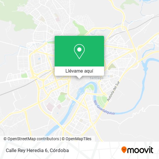 Mapa Calle Rey Heredia 6