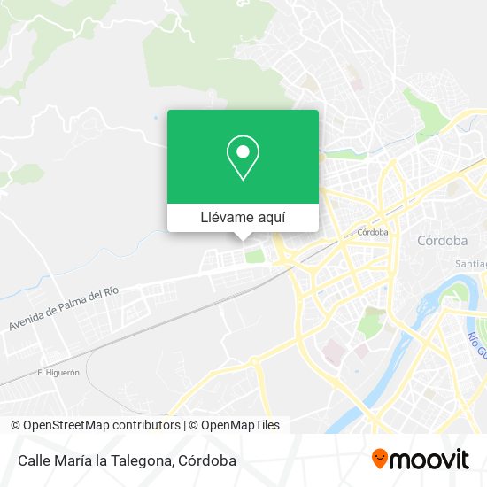 Mapa Calle María la Talegona