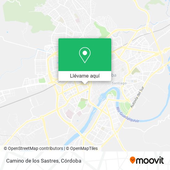 Mapa Camino de los Sastres