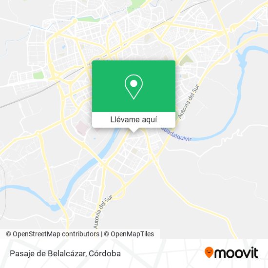 Mapa Pasaje de Belalcázar