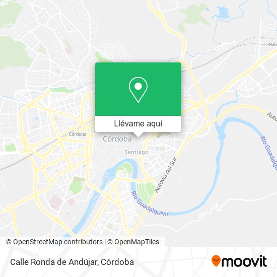 Mapa Calle Ronda de Andújar
