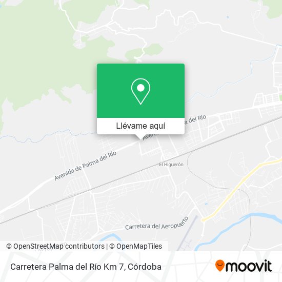 Mapa Carretera Palma del Río Km 7