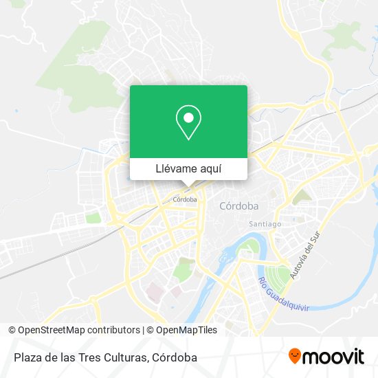 Mapa Plaza de las Tres Culturas